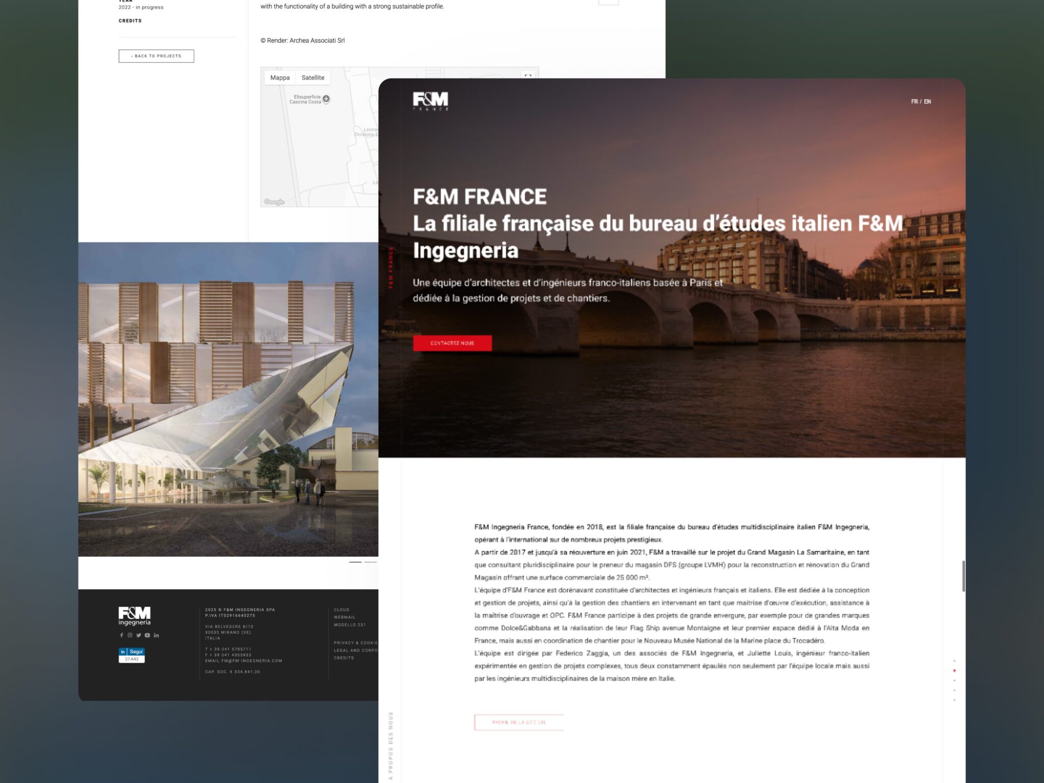 FM Ingegneria - corporate website