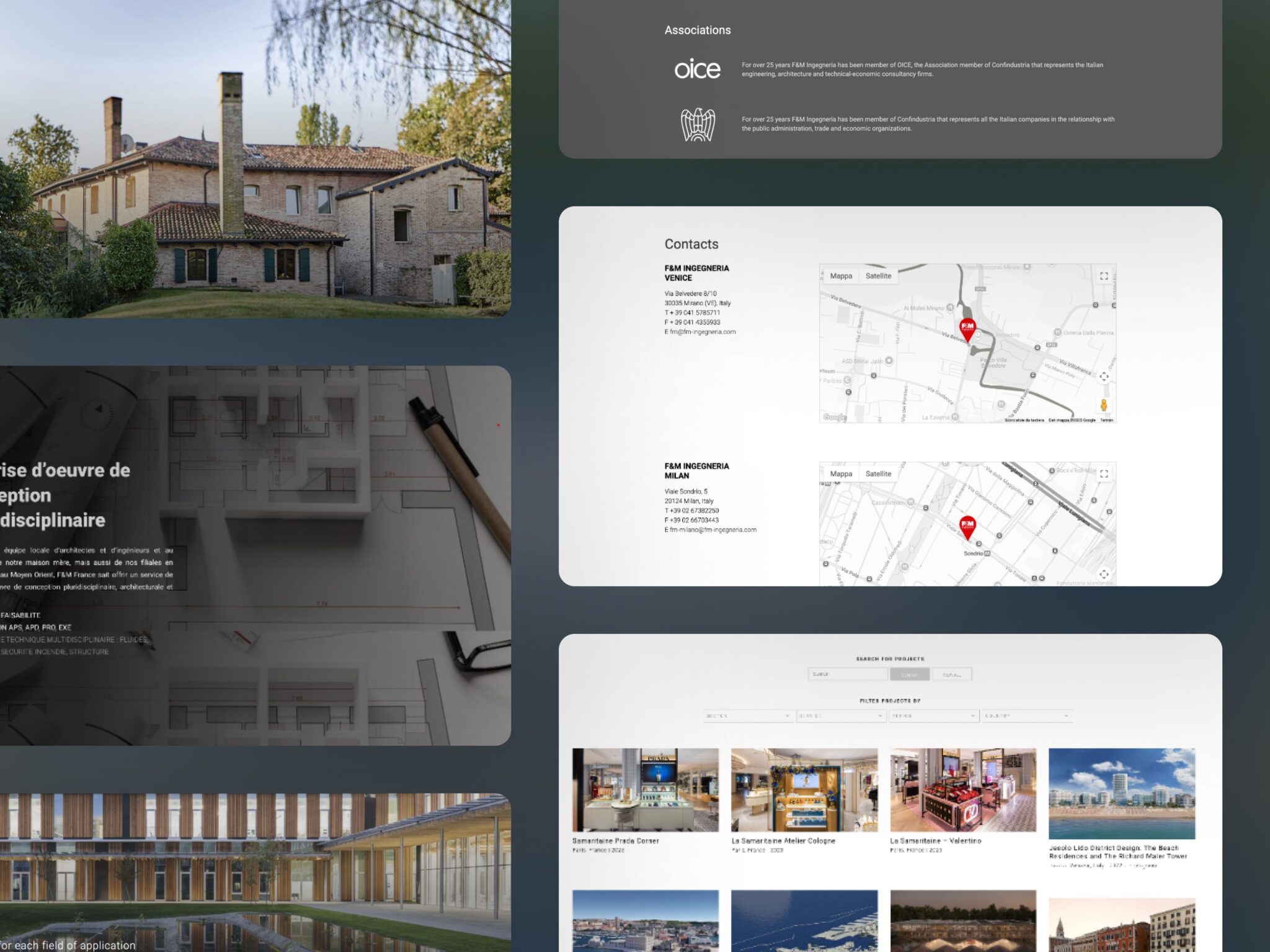 FM Ingegneria - corporate website