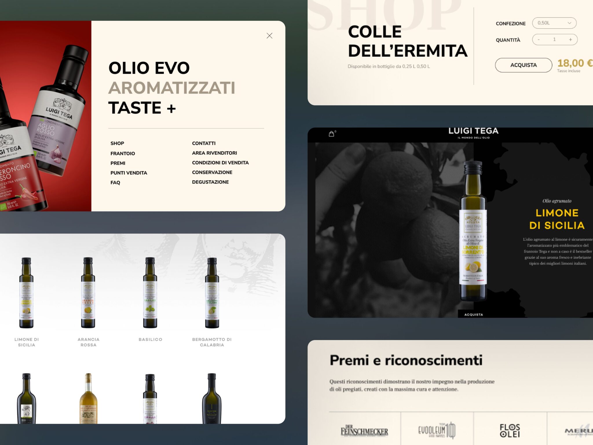 Olio Luigi Tega - ecommerce